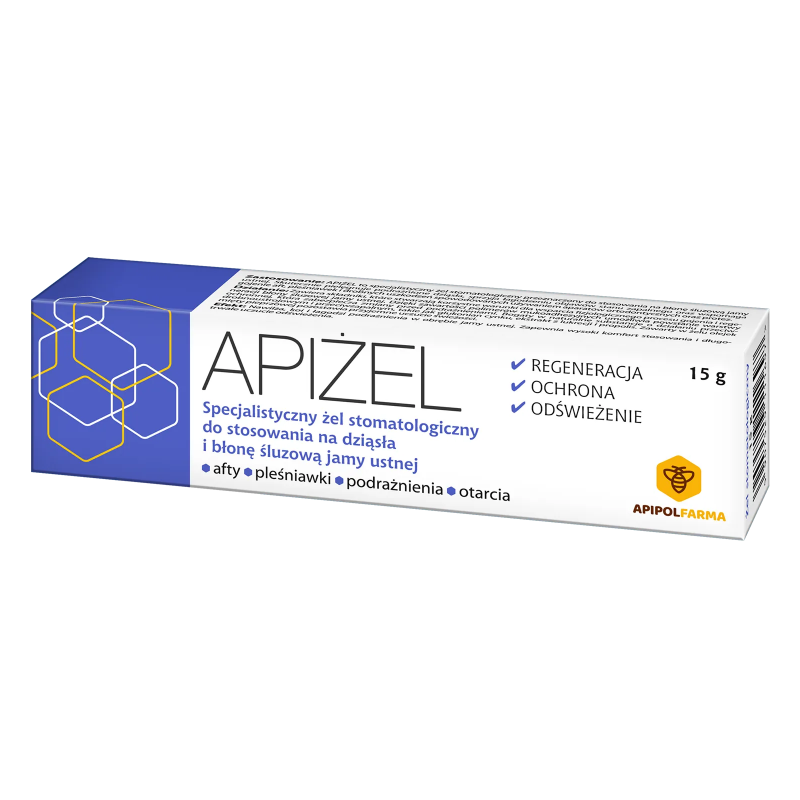 Apiżel specjalistyczny żel stomatologiczny z propolisem, 15 g
