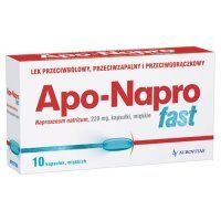 Apo-Napro Fast 220 MG 10 KAPSUŁEK MIĘKKICH