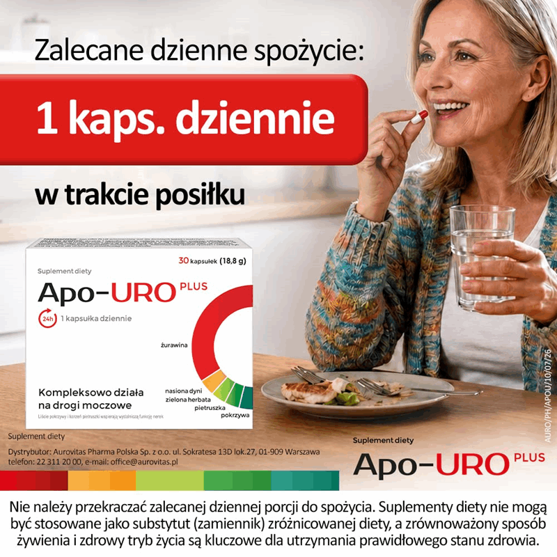 Apo-Uro Plus kapsułki, 30 szt.