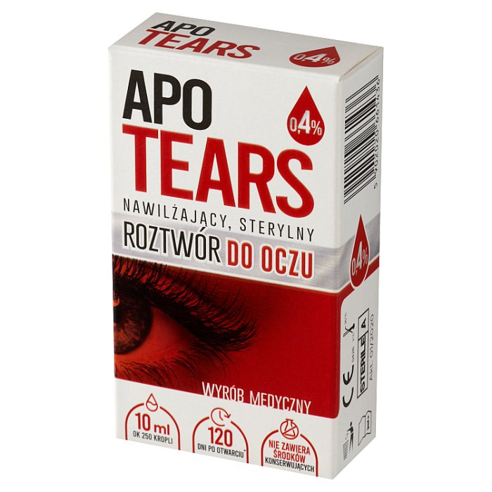ApoTears 0,4% nawilżający roztwór do oczu 10 ml