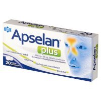 Apselan Plus 200 mg + 30 mg, 20 tabletek powlekanych