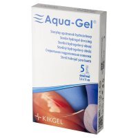 AQUA-GEL Sterylny opatrunek hydrożelowy (owal) 5,5cm x 11cm 1 szt.