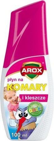 AROX Dzieci Płyn na komary i kleszcze 100 ml