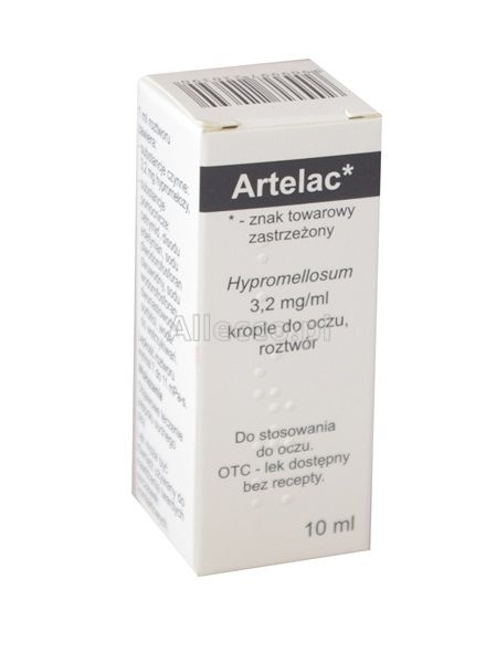 Artelac krople oczne 10 ml IMPORT RÓWNOLEGŁY