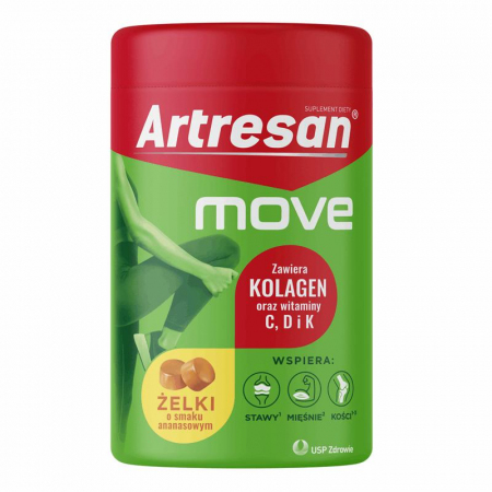 Artresan Move żelki o smaku ananasowym, 150 g