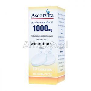 Ascorvita 1 g 10 tabl.