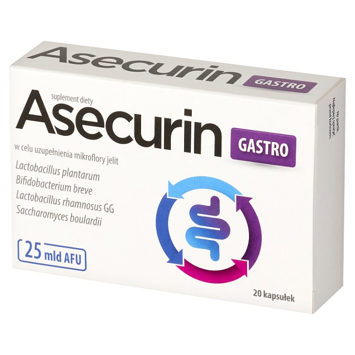 Asecurin Gastro kapsułki, 20 szt.