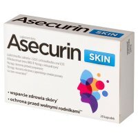 Asecurin Skin kapsułki probiotyczne na zdrową skórę, 20 szt.