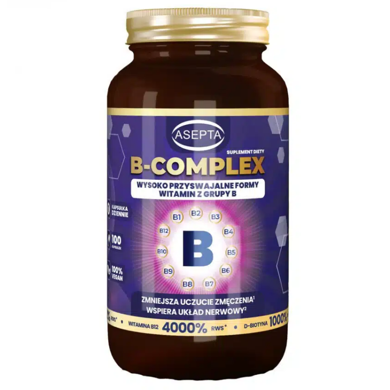 Asepta B-Complex kapsułki, 100 szt.