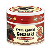 Asepta Krem Koński Cesarski Rozgrzewający z CBD, 150 ml