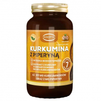 Asepta Kurkumina z piperyną kapsułki, 210 szt.