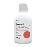 Aseptall płyn do płukania jamy ustnej z chlorheksydyną  0,12%, 250 ml