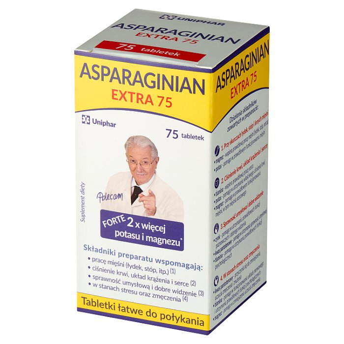 Asparaginian Extra 75 tabletek