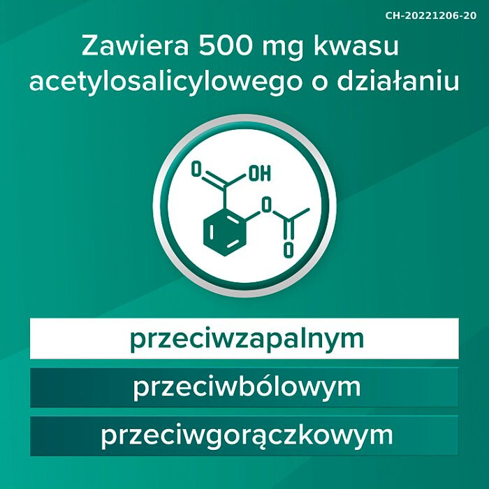 Aspirin BAYER 500 mg 10 tabletek / Przeziębienie