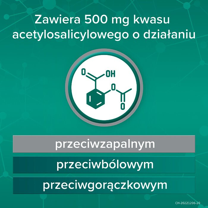 Aspirin BAYER PRO 500 mg 8 tabletek powlekanych