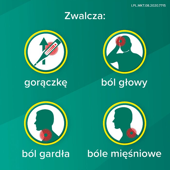 Aspirin C tabletki musujące na objawy przeziębienia i grypy, 40 szt.
