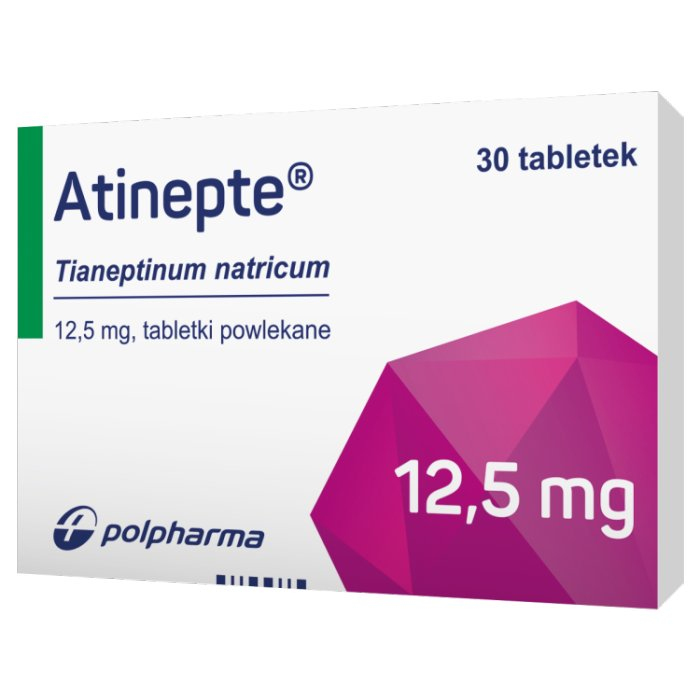 Atinepte 12,5 mg 30 tabletek powlekanych