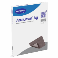 Atrauman Ag opatrunek z maścią ze srebrem 10 cm x 10 cm, 1 szt.