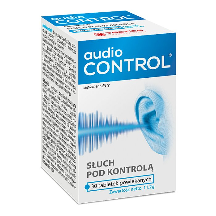 Audiocontrol Słuch pod kontrolą tabletki powlekane, 30 szt.