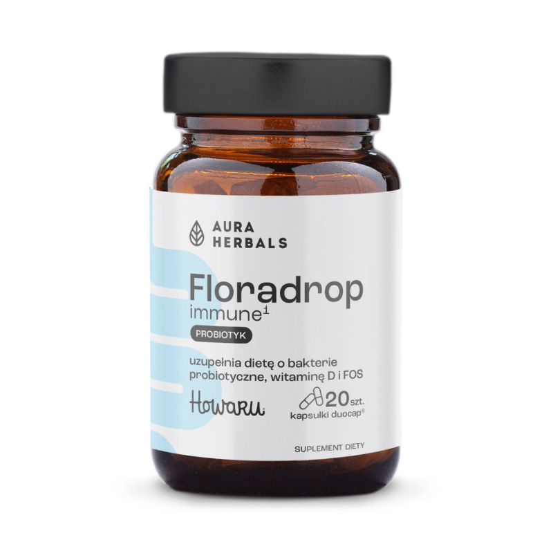 Aura Herbals Floradrop Immune probiotyk w kapsułkach, 20 szt.