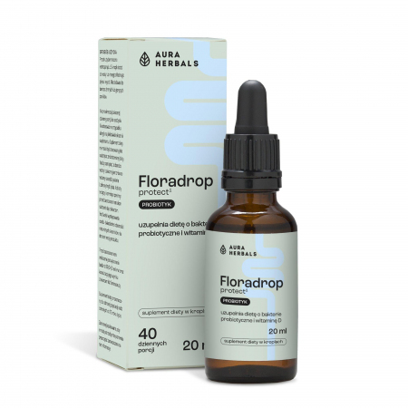 Aura Herbals Floradrop Protect probiotyk w kroplach, 20 ml