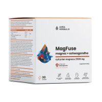 Aura Herbals MagFuse magnez + ashwagandha saszetki, 30 szt.