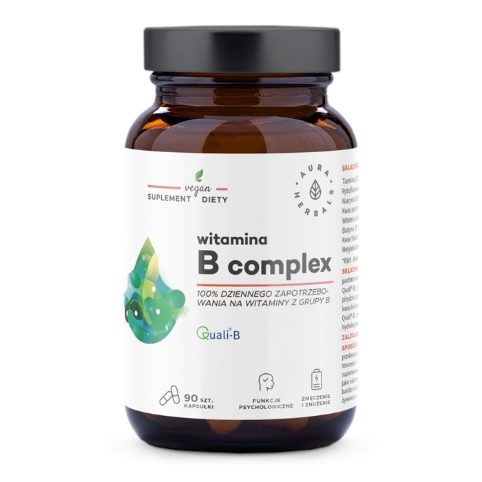Aura Herbals Witamina B Complex 90 kapsułek
