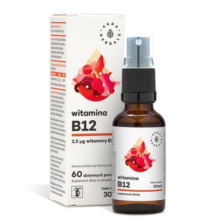 Aura Herbals Witamina B12 aerozol 30 ml