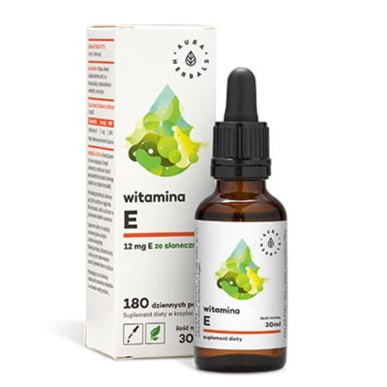 Aura Herbals Witamina E krople, 30 ml