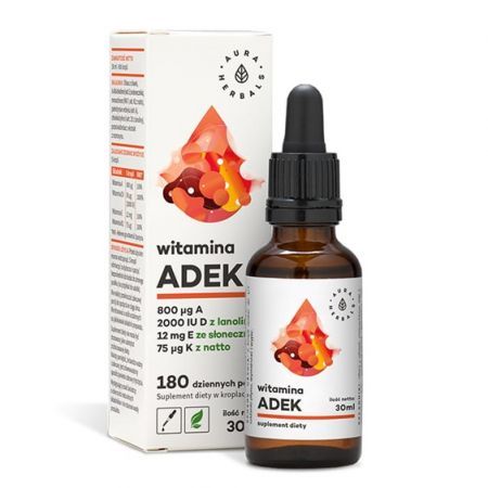 Aura Herbals Witaminy ADEK krople 30 ml