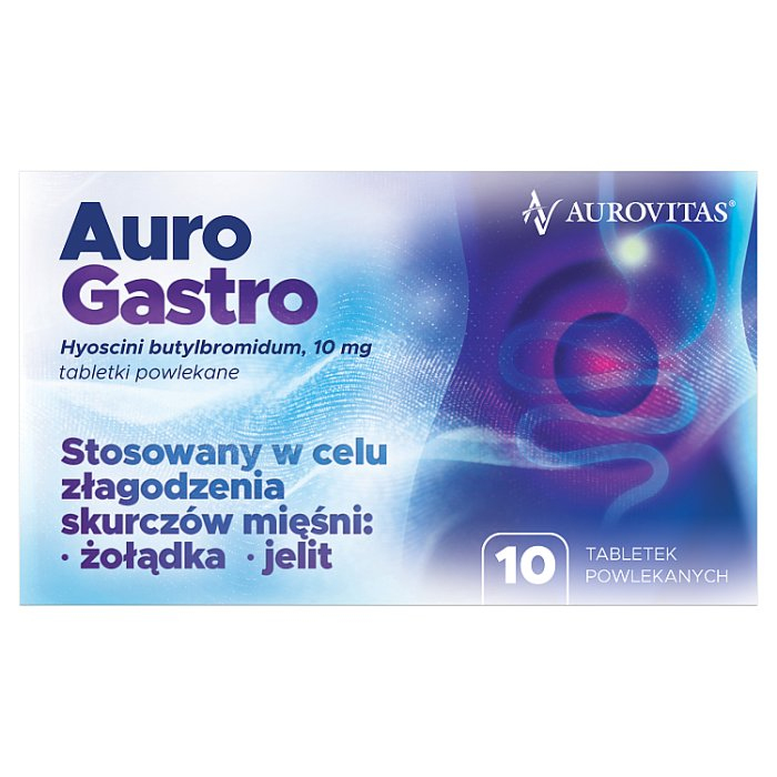 AuroGastro 10 mg tabletki powlekane, 10 szt.