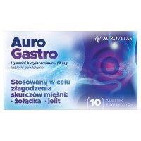 AuroGastro 10 mg tabletki powlekane, 10 szt.