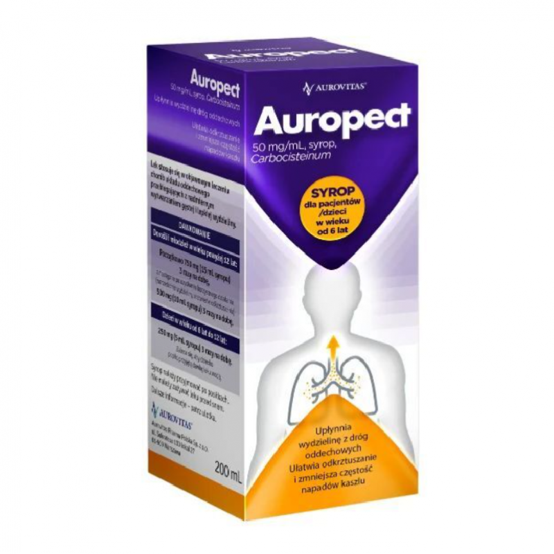 Auropect 50 mg/ml syrop, 200 ml