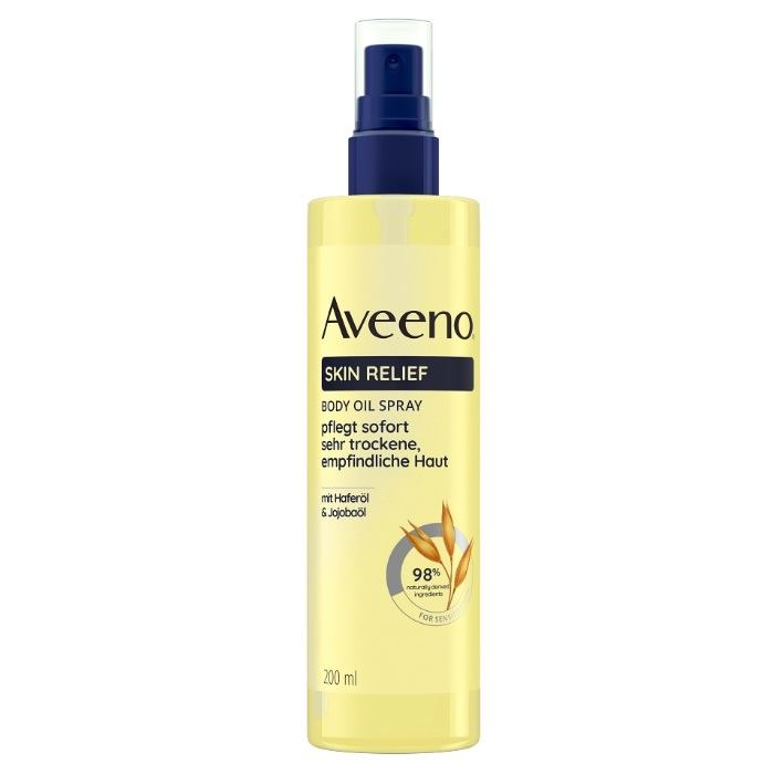 Aveeno Skin Relief olejek do ciała w sprayu do bardzo suchej skóry, 200 ml