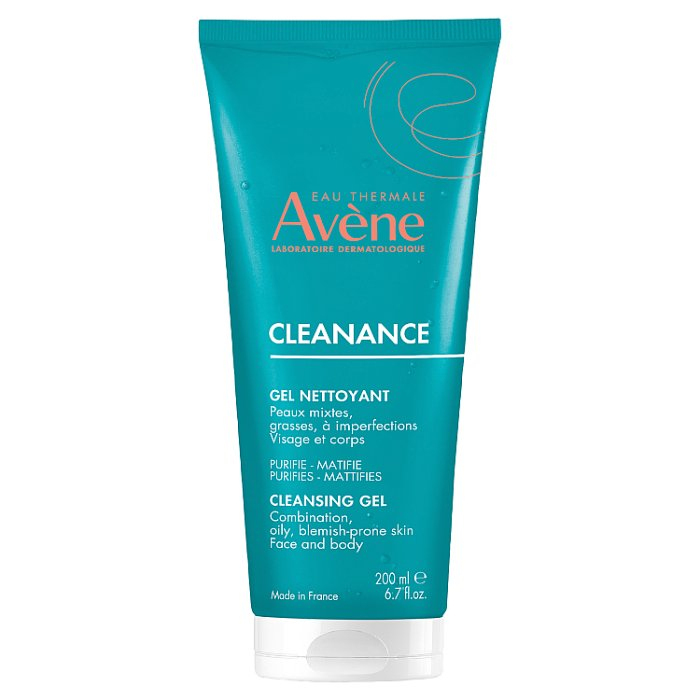 Avene Cleanance Gel oczyszczający żel przeciw niedoskonałościom, 200 ml