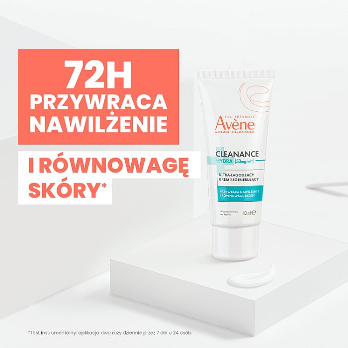 Avene Cleanance Hydra krem łagodzący do skóry wrażliwej, 40 ml