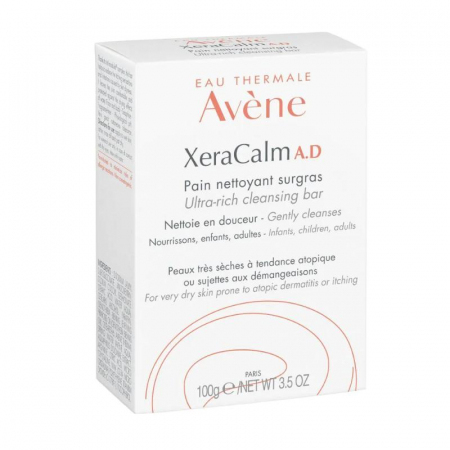 Avene XeraCalm A.D Kostka myjąca Ultrabogata konsystencja, 100 g