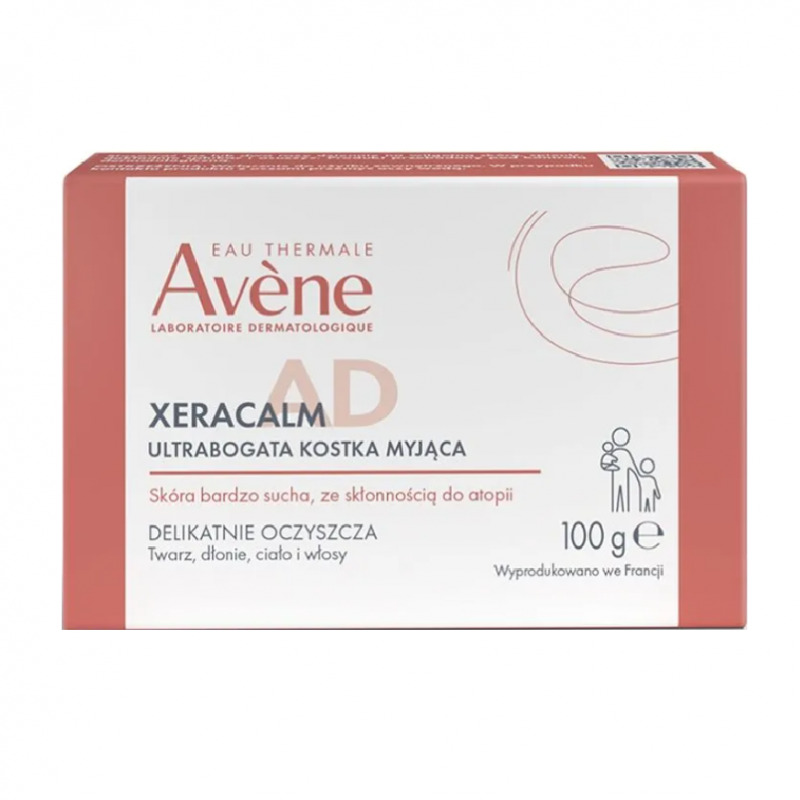 Avene XeraCalm A.D Kostka myjąca Ultrabogata konsystencja, 100 g