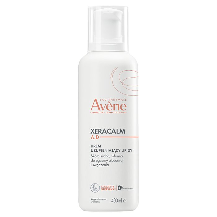Avene Xeracalm A.D. krem uzupełniający lipidy przeciw swędzeniu, 400 ml
