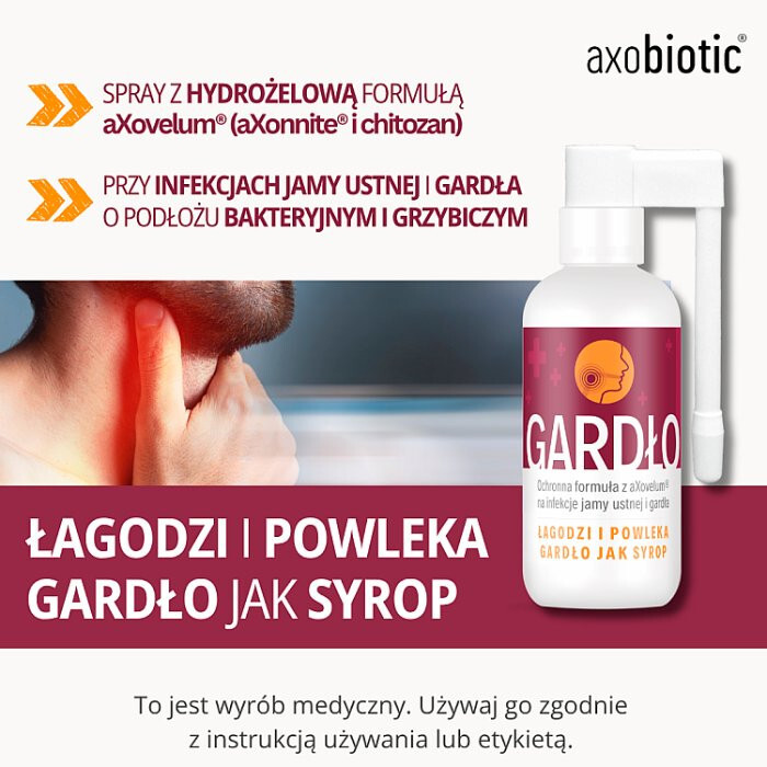 Axobiotic Gardło spray do gardła, 30 ml