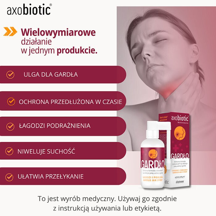 Axobiotic Gardło spray do gardła, 30 ml