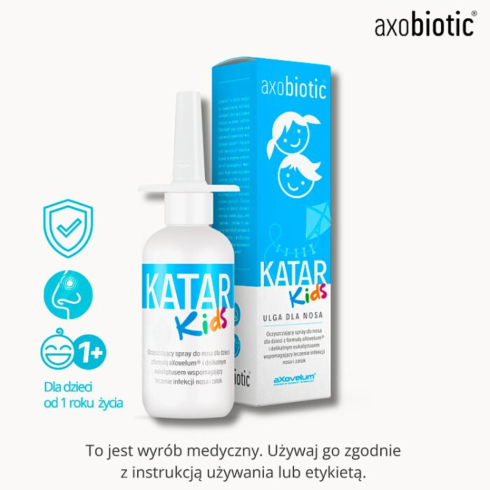 Axobiotic Katar Kids spray do nosa dla dzieci, 30 ml