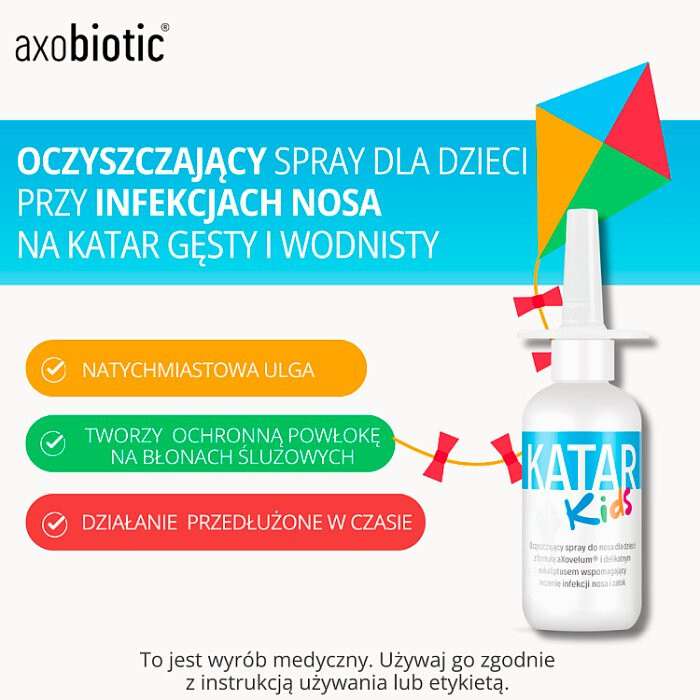 Axobiotic Katar Kids spray do nosa dla dzieci, 30 ml