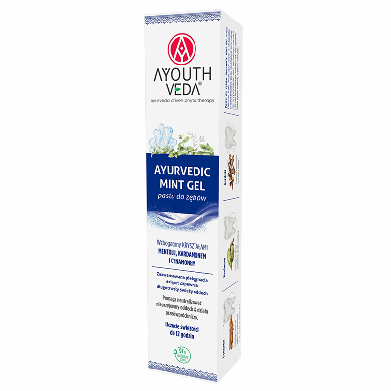 Ayurvedic Mint Gel Pasta do zębów, 100 g