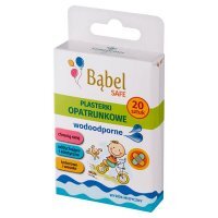 Bąbel plasterki opatrunkowe wodoodporne dla dzieci, 20 szt.