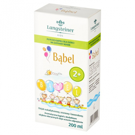 Bąbel Płyn do kąpieli dla dzieci na zatkany nosek, 200 ml