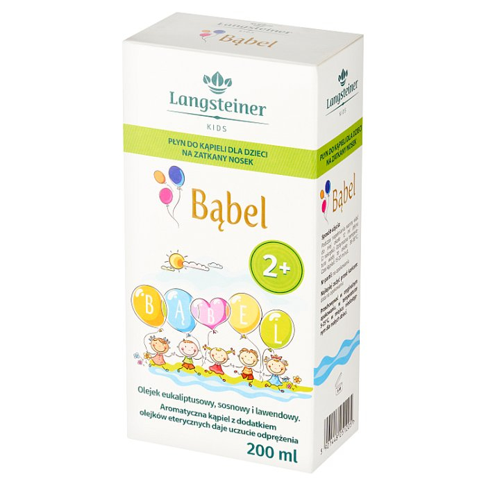 Bąbel Płyn do kąpieli dla dzieci na zatkany nosek, 200 ml