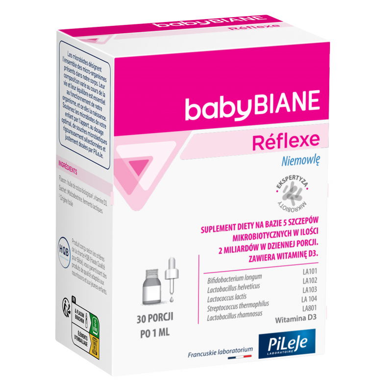 Babybiane Reflexe Niemowlę probiotyk dla dzieci w kroplach, 30 ml