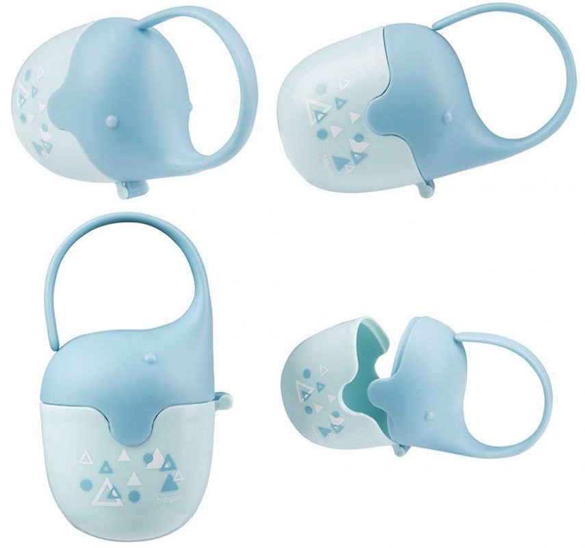 BABYONO Pojemnik na smoczek Słonik - 1 szt.