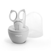 BABYONO Zestaw do pielęgnacji paznokci - szary 1 szt.